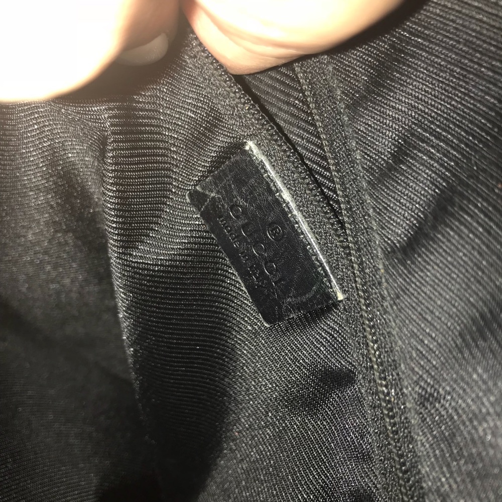 100% Authentic Gucci Tote Bag Purse Black - Picture 3 of 3